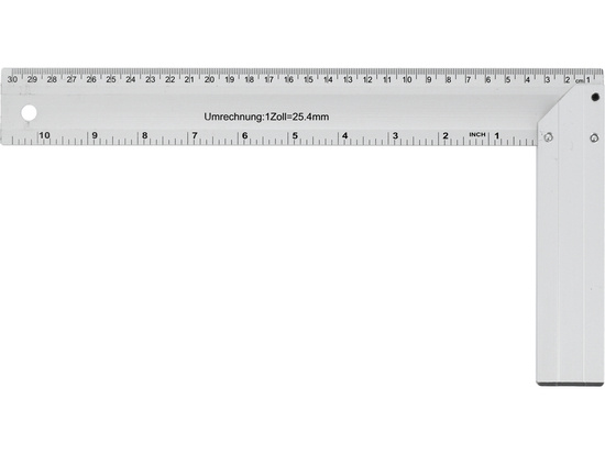 BARRE D'ANGLE EN ALUMINIUM 300 MM