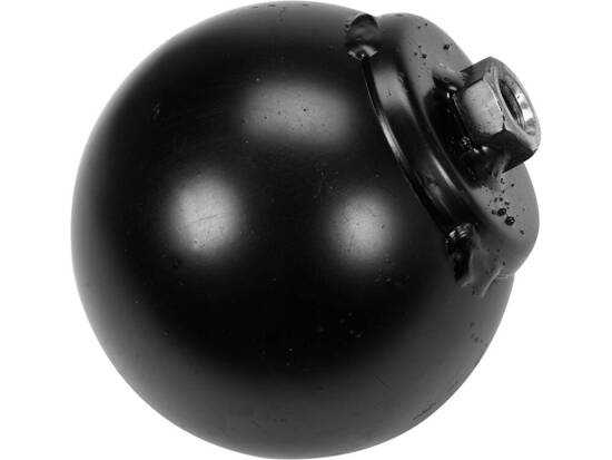 BOULE DE RAMONAGE, CHEMINÉE, ACIER 1,8KG AVEC FILETAGE INTÉRIEUR M12