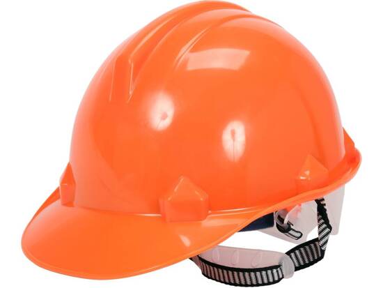 CASQUE DE SÉCURITÉ ORANGE EN PEHD