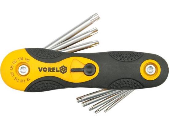 CLÉS TORX T9-T40, CR-V, JEU DE 8 PIÈCES.