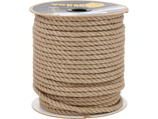 CORDE DE JUTE 14MM 100M SUR BOBINE