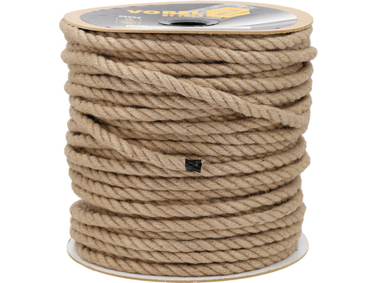 CORDE DE JUTE 16MM 100M SUR BOBINE