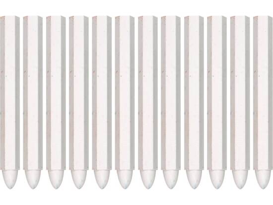 CRAIE TECHNIQUE POUR MARQUAGE, BLANCHE OPK 12 PCS