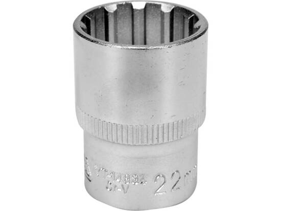 DOUILLE CANNELÉE 1/2'' *22MM*38MM