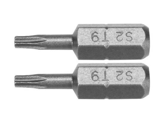 EMBOUTS 1/4''X25 MM TORX T9 2 PIÈCES