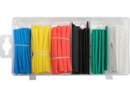 ENSEMBLE DE MANCHES THERMORÉTRACTABLES COLORÉES 128 PCS