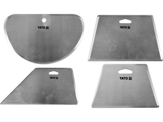 GRATTOIRS DE MENUISIER STAINLESS STAINLESS, 4 PCS.