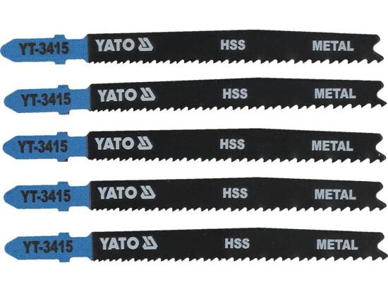 LAME DE SCIE SAUTEUSE TYPE T, 24-10 TPI, POUR MÉTAL, 5 PIÈCES