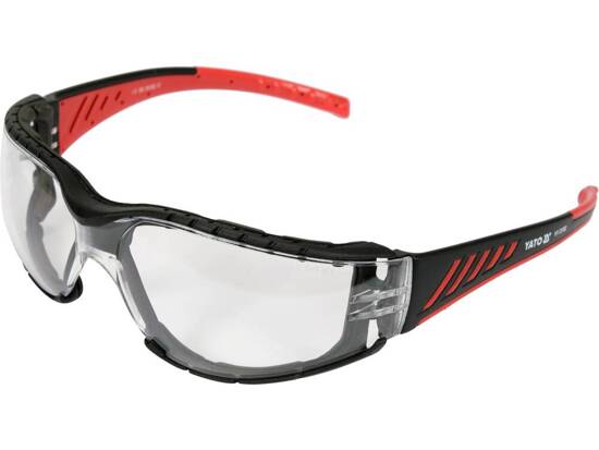 LUNETTES DE PROTECTION COMFORT+, TRANSPARENTES, AVEC FILTRE UV, AVEC PROTECTION CONTRE LA BUÉE