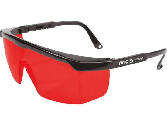 LUNETTES ROUGES POUR TRAVAILLER AVEC LE LASER