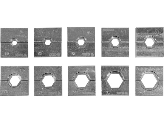 MATRICES DE REMPLACEMENT POUR LA PRESSE HYDRAULIQUE YT-22861,