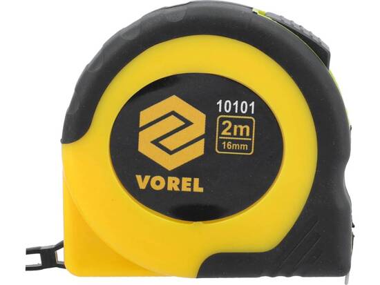 MESURE À ROULER JAUNE ET NOIR 2 M X 16 MM