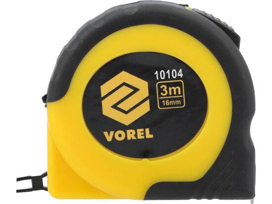 MESURE À ROULER JAUNE ET NOIR 3 M X 16 MM