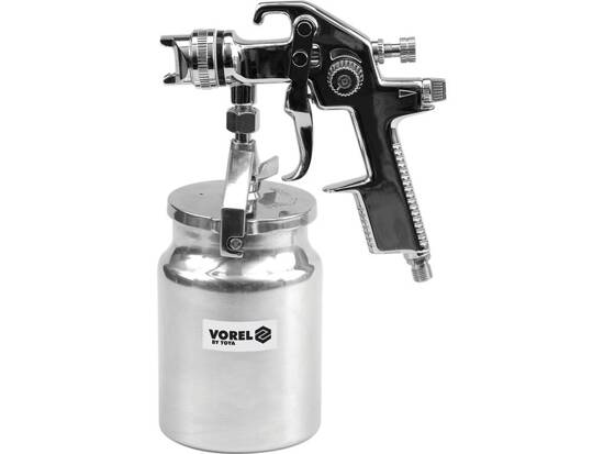 PISTOLET PULVÉRISATEUR HVLP 1000ML AVEC RÉSERVOIR INFÉRIEUR