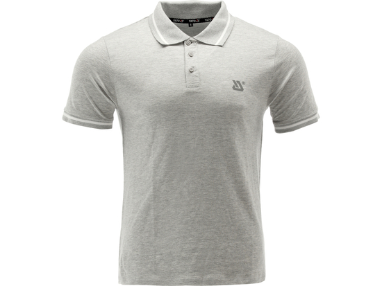 POLO DOUX, GRIS MÉLANGE, TAILLE. L