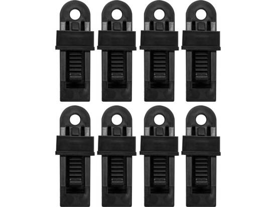 PORTE-PINCES POUR FIXATION DE BÂCHES, 8 PCS.