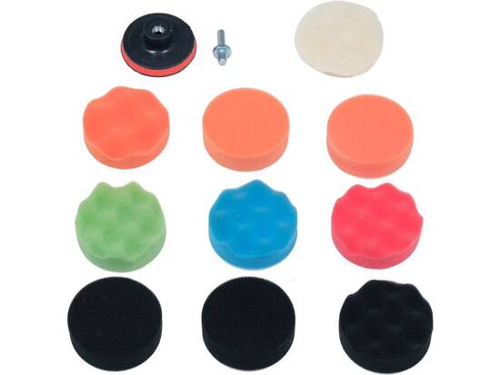 SET DE POLISSAGE 80 MM, M10 / 12 PCS.