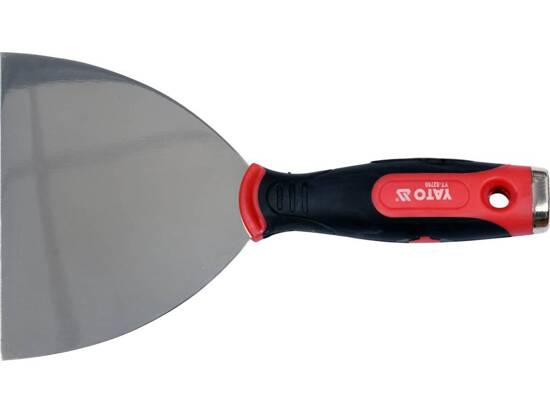 SPATULE INOX 125 MM AVEC EMBOUTS