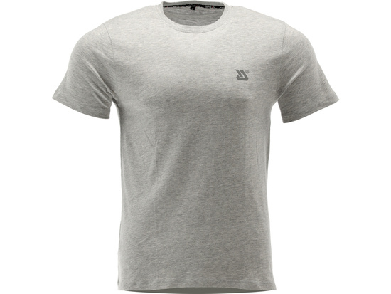 T-SHIRT BASIQUE, GRIS MÉLANGE, TAILLE. 2XL