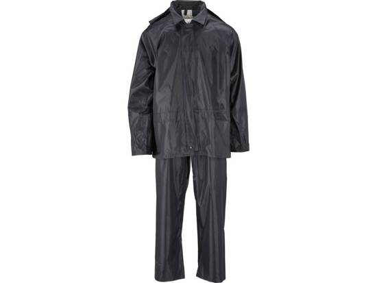 TAILLE DE L'ENSEMBLE DE PLUIE COMPACT MARINE. 2XL