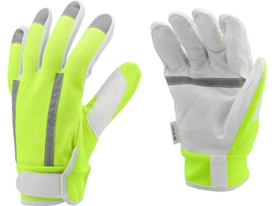 TAILLE DES GANTS DE PROTECTION RÉFLÉCHISSANTS. 10