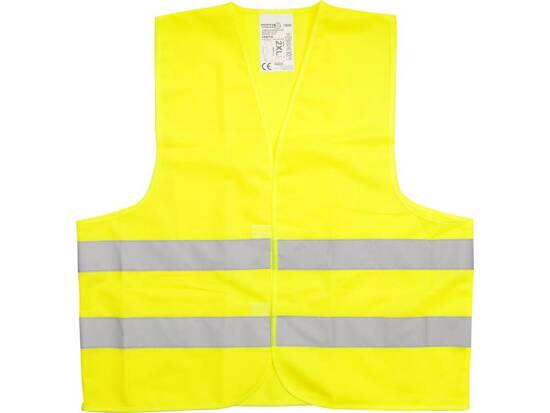 TAILLE DU GILET D'AVERTISSEMENT JAUNE. 2XL