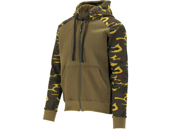 TAILLE DU SWEAT À CAPUCHE CAMO. M