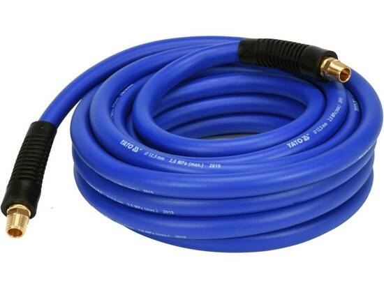 TUYAU PNEUMATIQUE HYBRIDE 1/2'' 10M RACCORDS G3/8''