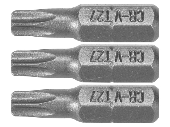 BITS 1/4'' X25 MM TORX T27 3 ΤΕΜ