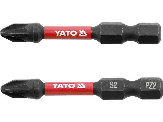 IMPACT BITS 1/4''X50 MM PZ2 2 ΤΕΜ