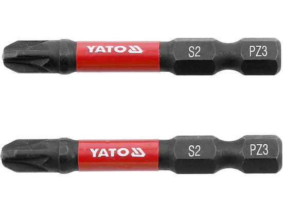 IMPACT BITS 1/4''X50 MM PZ3 2 ΤΕΜ