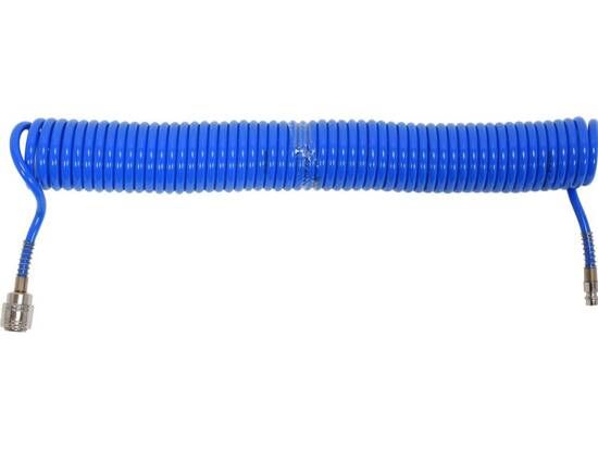 SPIRAL HOSE 5,5MM X 8MM X 10M PU ΜΕ ΓΡΗΓΟΡΟΥΣ ΣΥΝΔΕΣΜΟΥΣ