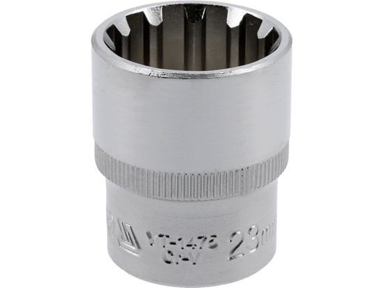 SPLINE SOCKET 1/2'', 23 MM