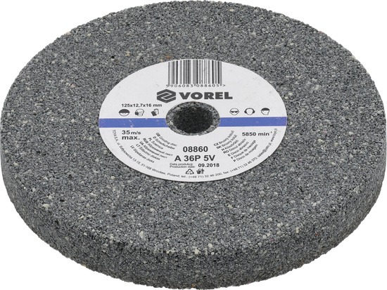 TARCZA DO SZLIFIERKI STOŁOWEJ 125X12.7X17 MM -ZGRUBNA