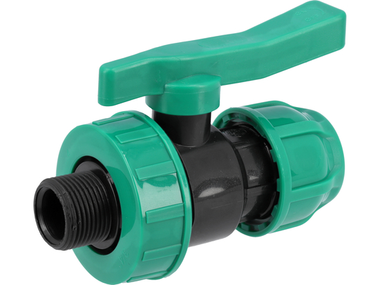 BALL VALVE 25MM X 3/4" PP