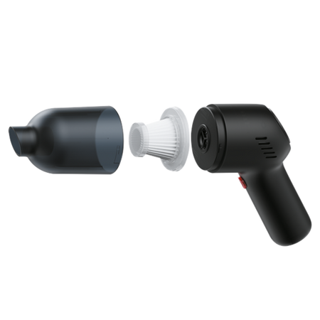 ASPIRADOR INALÁMBRICO PARA COCHE 60W, 4.5KPA, LI-ION 7.4V 4000MAH, USB