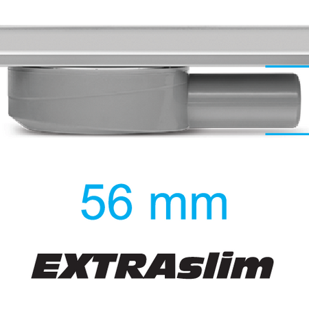 LINEAR DRAIN SLIM BLACK 90CM