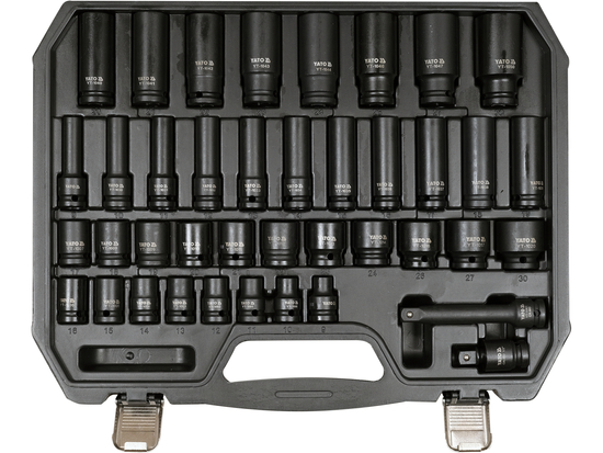 IMPACT SOCKET SET 1/2" 40PCS