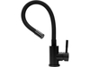 KITCHEN FAUCET 'BLACK FLEXIBLE' WITH BLACK TUBE