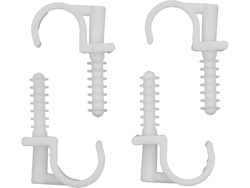 SUPPORTS DE MONTAGE ET D'INSTALLATION AVEC GOUPILLE D'INSTALLATION RAPIDE POUR TUYAU DE 20 MM, 4 PCS.