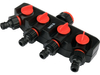 RACCORD DE ROBINET AVEC 4 SORTIES 3/4"-1"