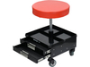 ADJUSTABLE SHOP ROLLER SEAT STOOL WITH 3 DRAWERS