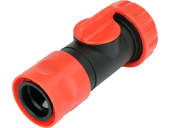 QUICK COUPLING WITH VALVE 3/4"