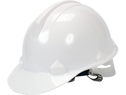 SAFETY HELMET WHITE HDPE