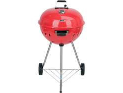 BARBECUE À CHARBON DE BOIS ROND 54CM ROUGE