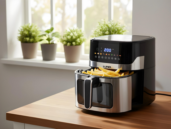 FRITEUSE 1600W 6,5L ACIER N.