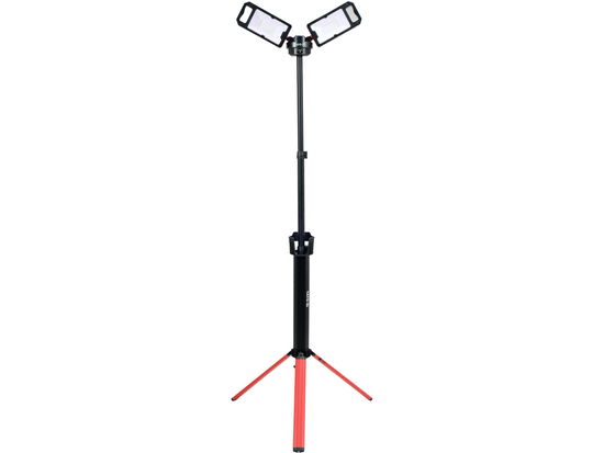 RÉFLECTEUR PORTABLE 5000LM, SECTEUR/BATTERIE, PLIABLE, ÉTUI