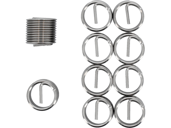 INSERTS EN SPIRALE POUR RÉPARATION DE FILETAGE M14X1,5; 10 PIÈCES