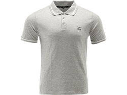 POLO SHIRT SOFT GRAY MELANGE SIZE L