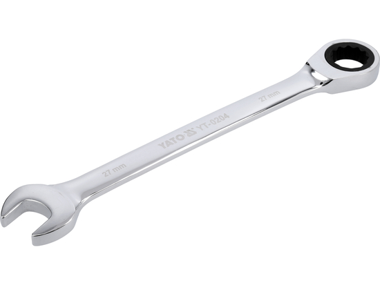 LLAVE COMBINADA CON CARRACA 27 MM